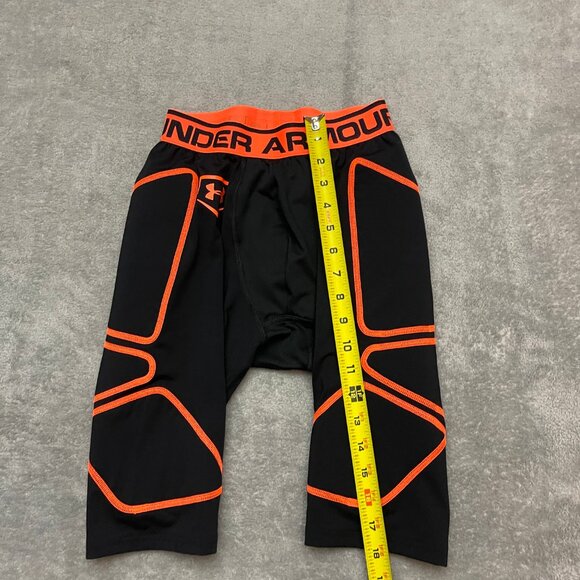 Under Armour PTH Padded Baseball Sliding Compression Shorts Men's Small Black - Picture 2 of 10